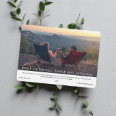 次の冒険の旅　年間の写真コラージュ シーズンカード