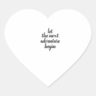 次の冒険を始める ハートシール