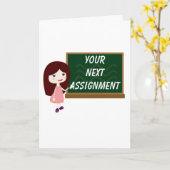 次の割り当ては**退職楽しむ** カード (黄色い花)