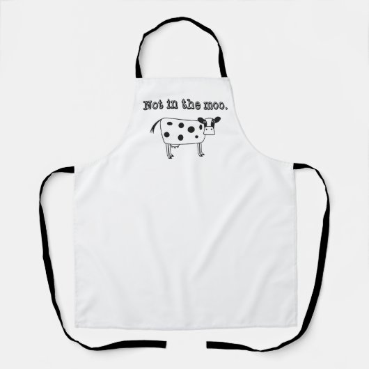 次の場所にモーない エプロン (正面)