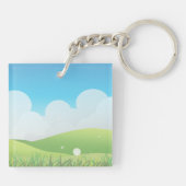 次の場所にモーない キーホルダー (裏面)