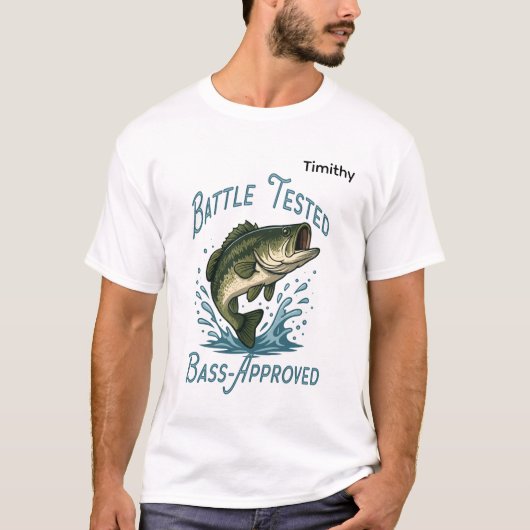 次の大漁釣りイラスト Tシャツ (正面)