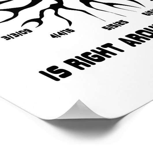 次の平方根の日は角のまわりにの右 ポスター (角)