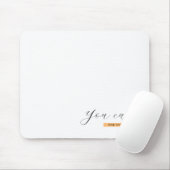 次の操作が可能 |やる気を起こさせる引用文 |感動的 | マウスパッド (マウス)