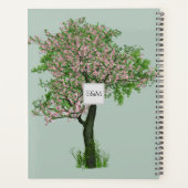 次の操作でファミリーツリーバケットリスト計画を開始する プランナー手帳 (裏面)