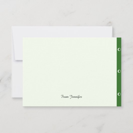 次の操作を行カスタマイズえ サンキューカード (正面)