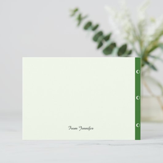 次の操作を行カスタマイズえ サンキューカード (スタンド正面)