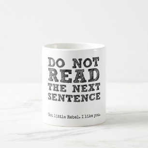 次の文を読まないで下さい コーヒーマグカップ