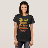 次の文読を言うな Tシャツ (正面フル)