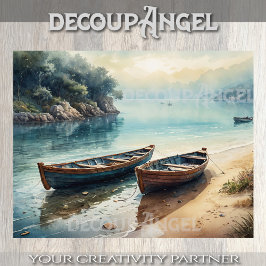 次の旅を待つ – デコページ –  薄葉紙