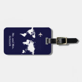 次の旅行はミセスパーソナライズされた ラゲッジタグ (正面横)