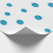 次の暗カッコいい号通貨のコインサインパターン ラッピングペーパー (角)