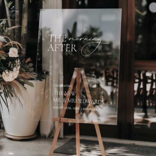 次の朝 |ブランチアクリルウェルカムサイン アクリルサイン