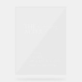 次の朝 |ブランチアクリルウェルカムサイン アクリルサイン (正面)