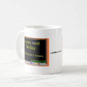 次の火曜日会おう コーヒーマグカップ (正面左)