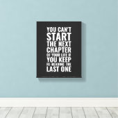 次の章のウォールアートを開始前向きできない キャンバスプリント (インサイチュ (ウッドフロア))