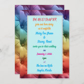 次の章は私たちの恋愛物語に加わる 招待状 (正面/裏面)