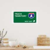 次の終了を追跡 ポスター (キッチン)