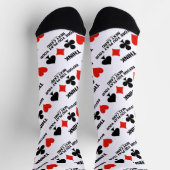 次の考えカードの前に遊4カードスーツ ソックス (上部)