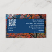 次の葉をキャッチ – 季節の秋ありがとう 割引カード (裏面)