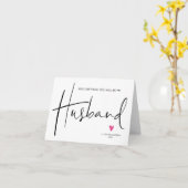 次の誕生日あなたは私の夫ギフトフィアンセになる カード (黄色い花)