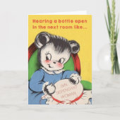 次の部屋で – 母おもしろいの日用カード カード (正面)