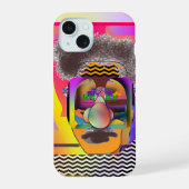 次の醜い顔 iPhone 15ケース (裏面)