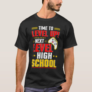 次の高校の卒業ゲームをレベルアップする時間 Tシャツ