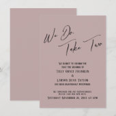 次の2つを選択します。ディレイ結婚ズダスティバラ 招待状 (正面/裏面)