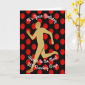 次の365誕生日へのランニング日 カード (黄色い花)