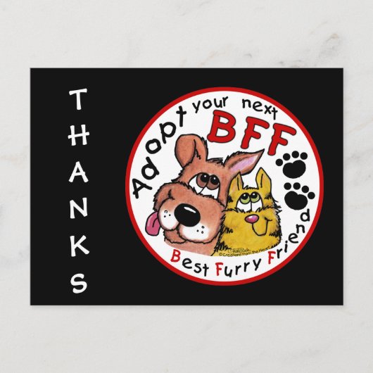 次のBFFを採用 ポストカード (正面)