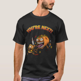 次はあなただ!Tシャツ | サイコなタコスがやってくる Tシャツ