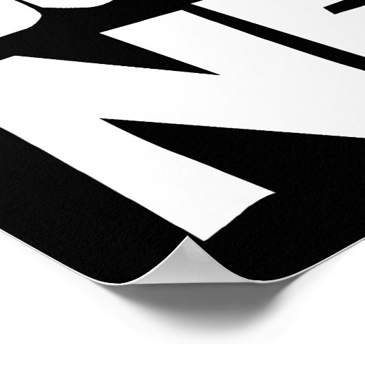 次はあなたは間違っている!おもしろい頭が切れる姿勢 ポスター (角)