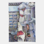 次はもっと厄介になる キッチンタオル (縦)