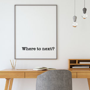 次へ  ミニマルタイポグラフィ旅行引用文 ポスター