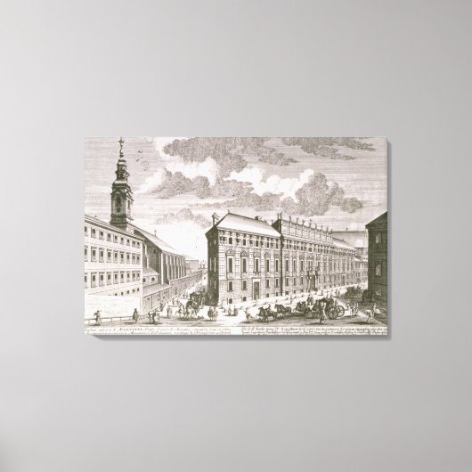 次を示すDorotheregasseのビュー キャンバスプリント (正面)