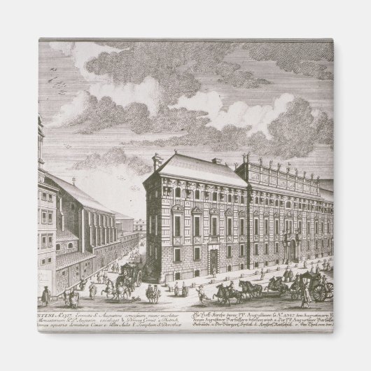 次を示すDorotheregasseのビュー マグネット (正面)