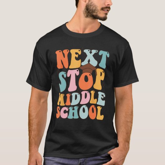次ストップ中学卒業式 Tシャツ (正面)
