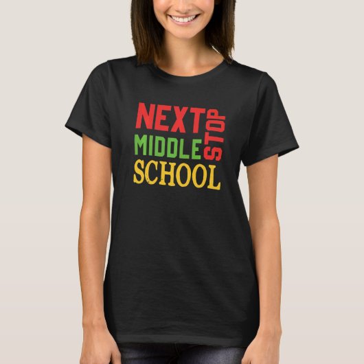 次ストップ中学卒業 Tシャツ (正面)