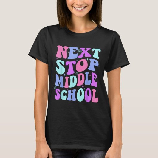 次ストップ中学Groovy小学校G Tシャツ (正面)