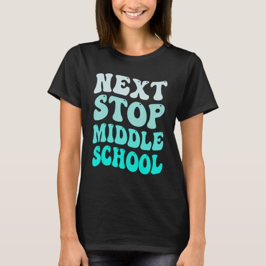 次ストップ中小学卒業生 Tシャツ (正面)