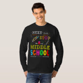 次ストップ中小学卒業生 Tシャツ (正面フル)