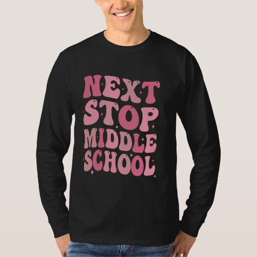 次ストップ中小学卒業生 Tシャツ (正面)