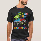 次ストップ幼稚園モンスタートラック Tシャツ (正面)