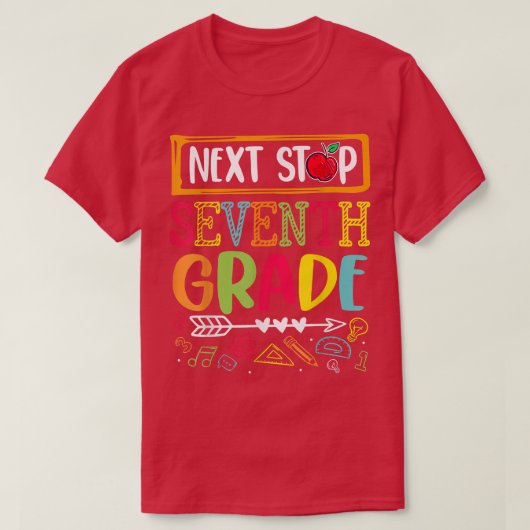 次ストップ7級新学期先生Stu Tシャツ (デザイン正面)