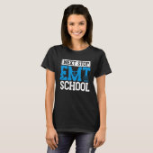 次ストップEMTスクールEMS未来救急医療 Tシャツ (正面フル)