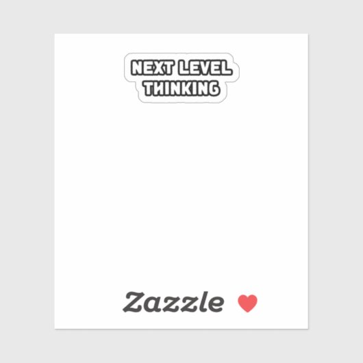 次レベルの考えイノベーション成長ビジョンMi シール (シート)