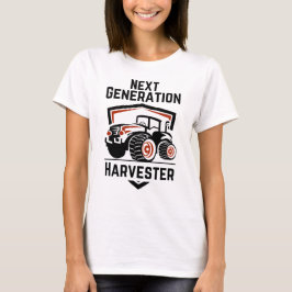 次世代のハーベスター モダントラクターTシャツ Tシャツ