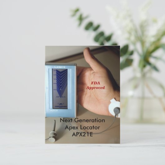 次世代ApexロケータAPX21E.はい。今だ。 ポストカード (スタンド正面)