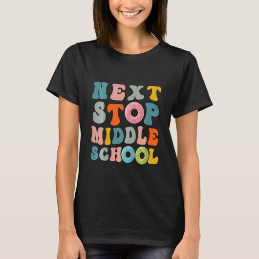 次中学ストップ小学群 Tシャツ (正面)
